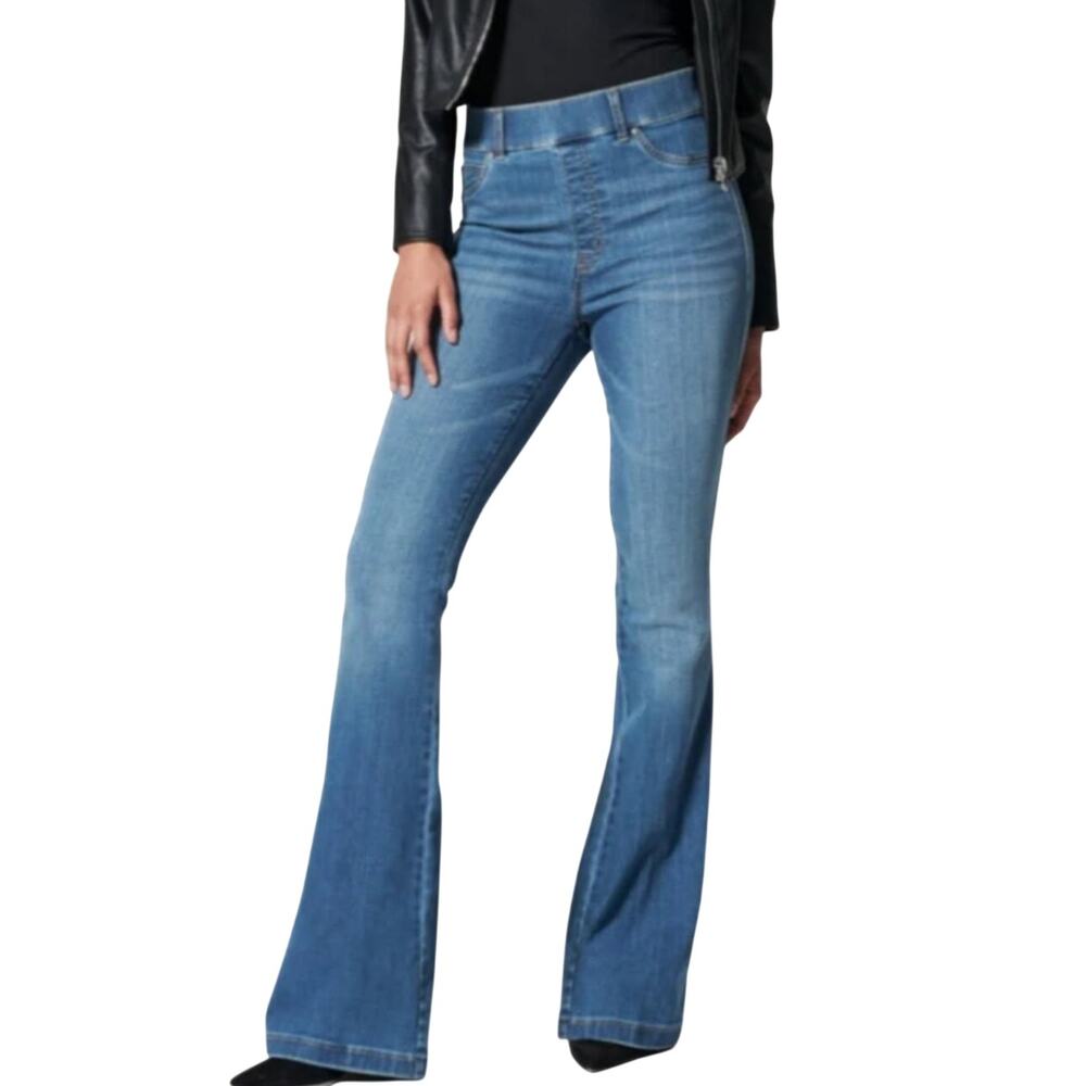 Spanx SPANXshape Everwear Pullon Flare Vintage Indigo High Rise Jeans Size M